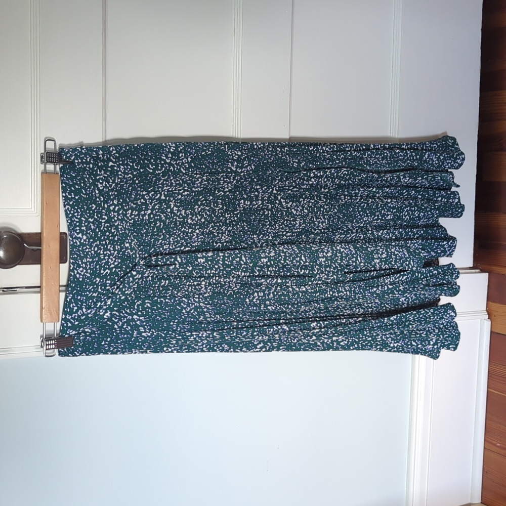 Pleated Midi Skirt